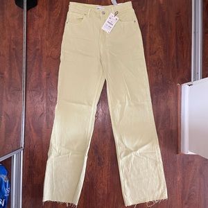 Wide leg, high rise, full length Jean